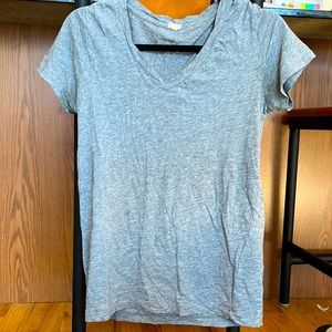 J. Crew Gray Vneck Tshirt